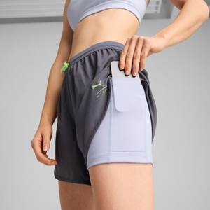 Womens PUMA x HYROX Ultraweave 2in1 Short - Grey