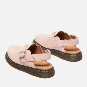 Dr. Martens Women's Jorge II Nubuck Mules - Powder Pink - UK Dr. Martens Women's Jorge II Nubuck Mules - Powder Pink - UK