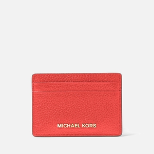 MICHAEL Michael Kors Jet Set Pebble-Grain Leather Cardholder