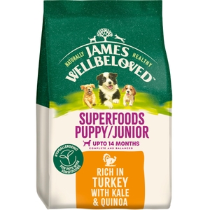 Puppy/Junior Turkey with Kale & Quinoa Dry Dog Superfoods