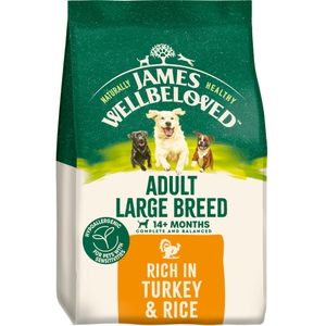 Adult Turkey & Rice Large Breed Dry Dog Food 10kg
