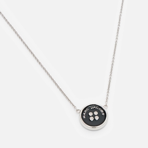Marc Jacobs Button Silver-Plated Pendant Necklace
