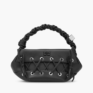 ★Ganni★Bou Bucket Mini Eyelets Lace Up Red Alert Red Mini GANNI Bou Bucket Bag | GANNI US