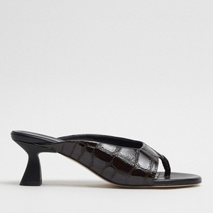Palmira Leather Heeled Mules