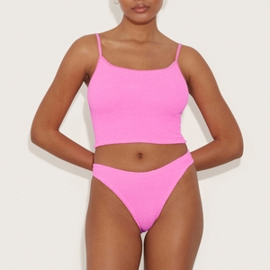 【関税込み】Hunza G ピンク Bette スイムウェア Pink Bette Swimsuit by Hunza G on Sale