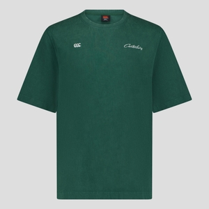 MENS CCC SCRIPT WASHED T-SHIRT GREEN