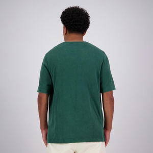 MENS CCC SCRIPT WASHED T-SHIRT GREEN