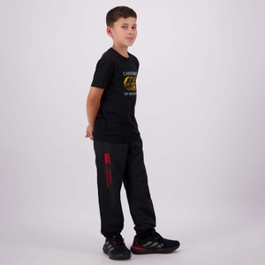 KIDS CUFFED STADIUM PANT BLACK