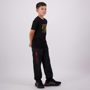 KIDS CUFFED STADIUM PANT BLACK