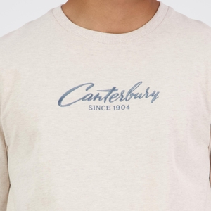 MENS HERITAGE SCRIPT T-SHIRT BIRCH