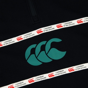 MENS HERITAGE QUARTER-ZIP SWEATER BLACK