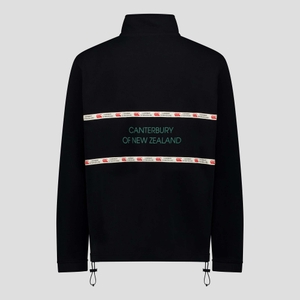 MENS HERITAGE QUARTER-ZIP SWEATER BLACK