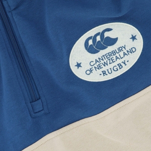 MENS CCC QUARTER-ZIP SWEATER SILVER