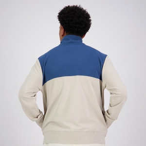 MENS CCC QUARTER-ZIP SWEATER SILVER