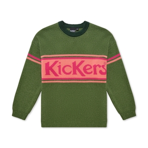 Adult Unisex Kickers Chest Logo Knit Green