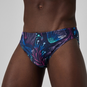Men's Printed 2" Brief Navy/Pink