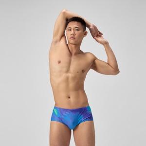 SPEEDO ML PRINTED 13.5CM BRIEF BLUE/GREEN - 24