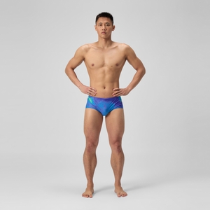Men's Club Training Printed 13.5cm Brief Blue