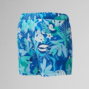 Maillot de bain à imprimé bleu de 14 po Redondo Edge pour hommes