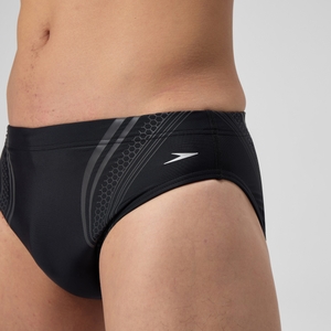 Men's Printed Vanquisher Movement Brief Black