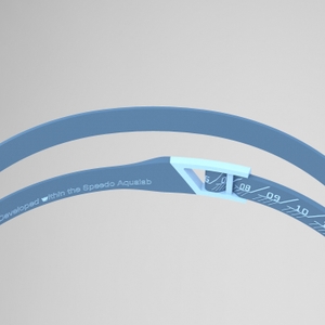 Erwachsene Fastskin Pure Focus verspiegelte Schwimmbrille Blau