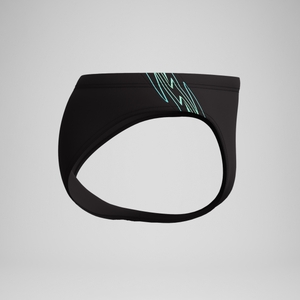 Herren Hyperboom Splice Badehose Schwarz/Grün