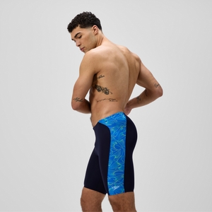 Herren Hyperboom Panel Schwimmhose Marineblau/Blau