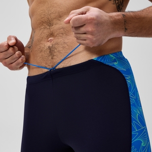 Herren Hyperboom Panel Schwimmhose Marineblau/Blau