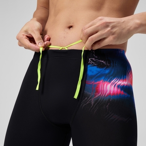 Herren Club Training Schwimmhose mit Print Schwarz