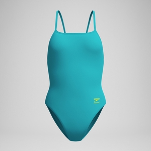 Women's Club Training Solid Web Back One Piece Green