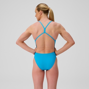 Women's Club Training Solid V-Back 2.0 Swimsuit Blue