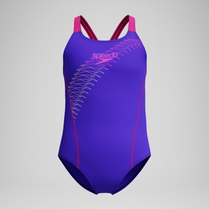 Maillot de bain Fille Medley Logo Medalist violet/rose