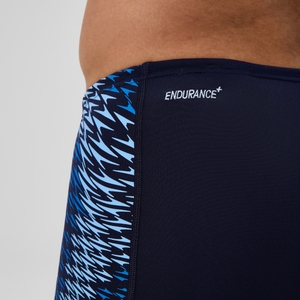 Herren Endurance+ MAX Tech Panel Schwimmhose Marineblau/Blau