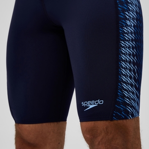 Herren Endurance+ MAX Tech Panel Schwimmhose Marineblau/Blau