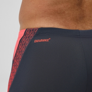 Herren Hyperboom Splice Aquashorts Grau/Orange