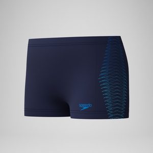 Boxer de bain Garçon Plastisol Placement bleu marine/bleu
