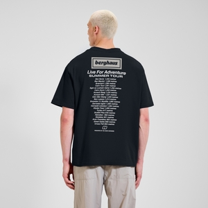 Unisex Adventure Tour Tee - Black