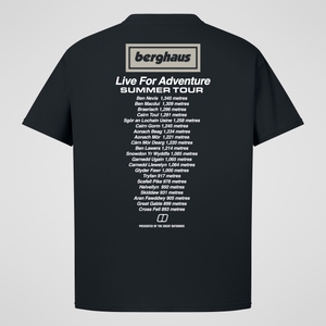 Unisex Adventure Tour Tee - Black