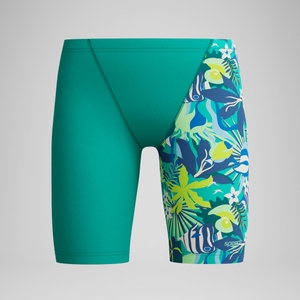 Jungen Schwimmhose mit Allover-Print Türkis