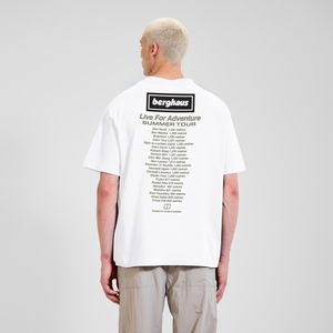 Unisex Adventure Tour Tee - Weiß