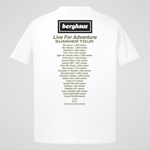 Unisex Adventure Tour Tee - Weiß