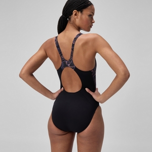 Maillot de bain Femme Hyperboom Splice Muscleback noir/pêche