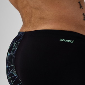 Men's Hyperboom V-Cut Aquashort Black/Green