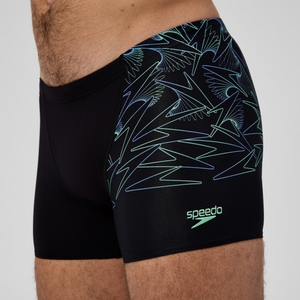 Men's Hyperboom V-Cut Aquashort Black/Green