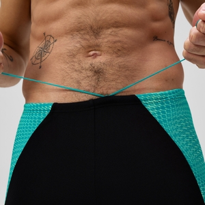 Men's Endurance+ MAX Splice Mid Jammer Black/Turquoise