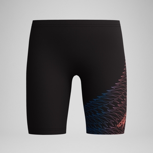SPEEDO MEDLEY LOGO JAMMER RED - 9-10