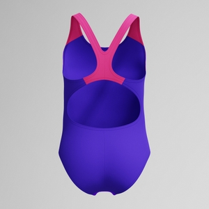 Maillot de bain Fille Placement Splashback violet/rose