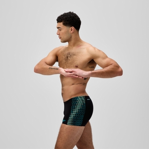 Men's Endurance+ MAX Tech Panel Aquashort Black/Turquoise