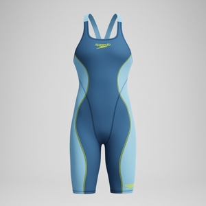 Female Fastskin HyperSpark Openback Kneeskin Blue - 18
