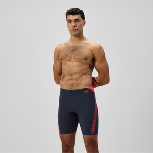 Herren Hyperboom Splice Schwimmhose Grau/Orange